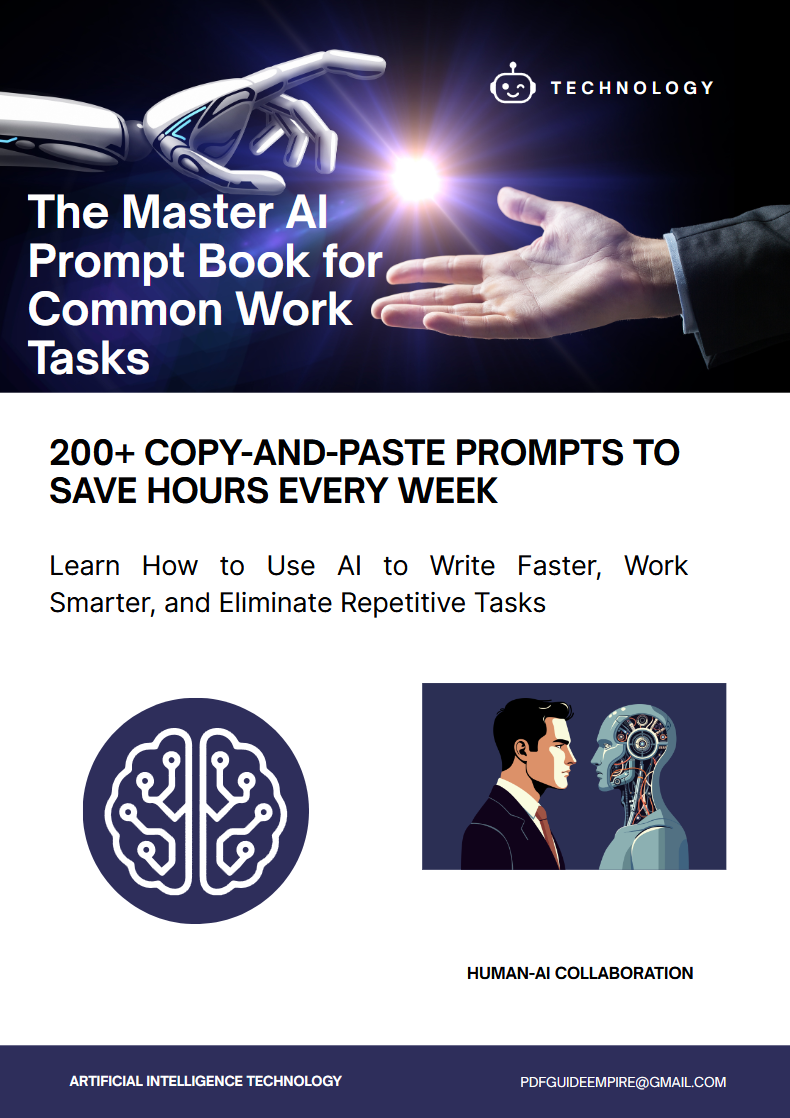 The Master AI Prompt Book for Common Work Tasks